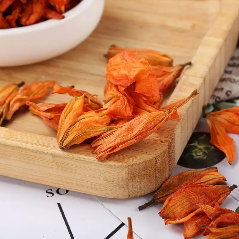 Dried Lily Flower Tea Bai He Hua 500g Loose Herbal Flowers for Infusions and Blends - Image 3