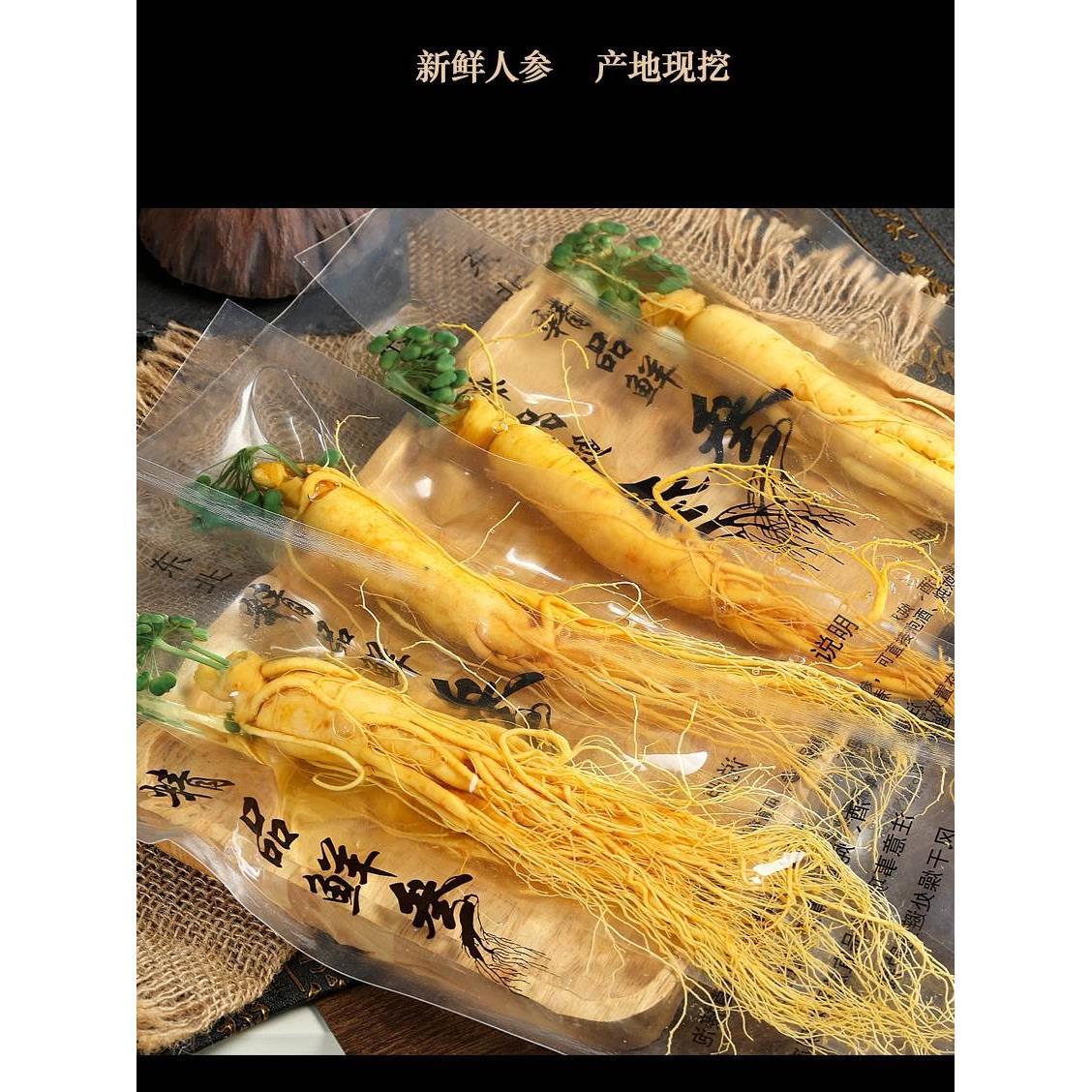 Fresh Ginseng Root Changbai Mountain Panax ginseng for Wine Infusion and Herbal Decoction 15g - Image 2