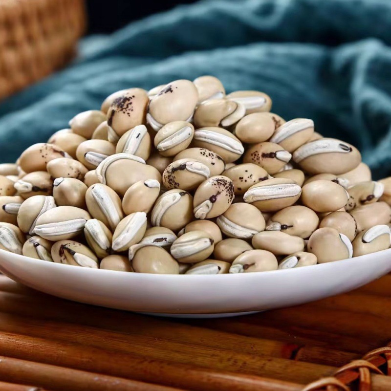 Bai Bian Dou (Dolichos lablab) — Yunnan Heirloom White Hyacinth Beans, Sulfur-Free Dried Food Herb - Image 2
