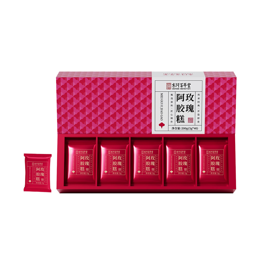 Rose Ejiao Cake (Donkey-Hide Gelatin & Rose Paste) — Ready-to-Eat Herbal Confection, 50g - Image 5