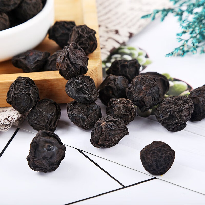 Sichuan Smoked Dried Dark Plum Wu Mei 500g Traditional Sour Plum Soup Ingredient Luoshen Flower Tea Herb - Image 3