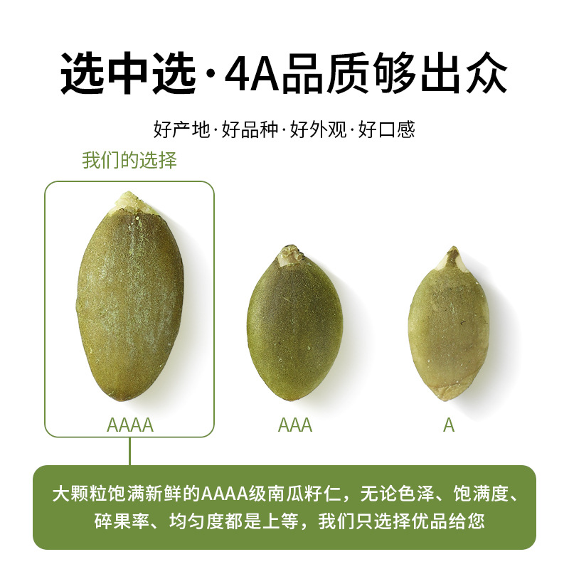 Roasted Pumpkin Seed Kernels Original Flavor Ready to Eat Snack 380g - Image 3