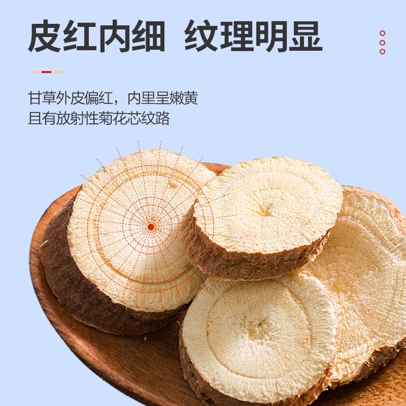Ninganbao Ningxia Yanchi Red Skin Licorice Root Slices 200g Bottle for Tea and Soup - Image 2