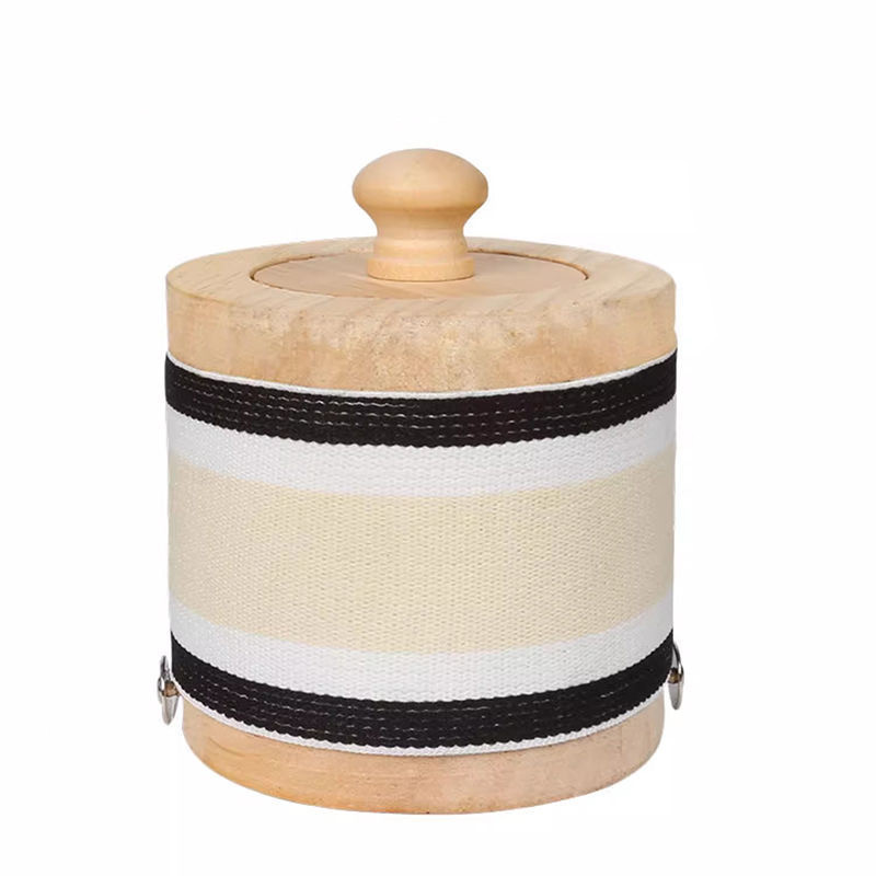 Smokeless Hanging Moxa Jar Solid Wood Moxibustion Box Portable Moxa Burner with Heat-Resistant Cover - Image 5