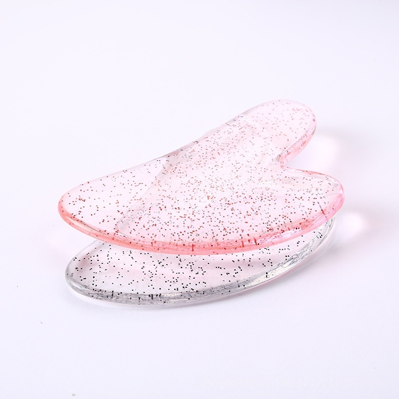 Heart Shaped Gua Sha Facial Massage Tool Resin Scraping Board for Face and Body Care - Image 2