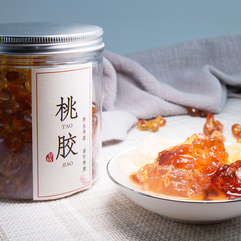 Dried Peach Gum Snow Fungus Snow Swallow Soap Nut Rice Combination 250g Hand Trimmed Large Pearl - Image 4