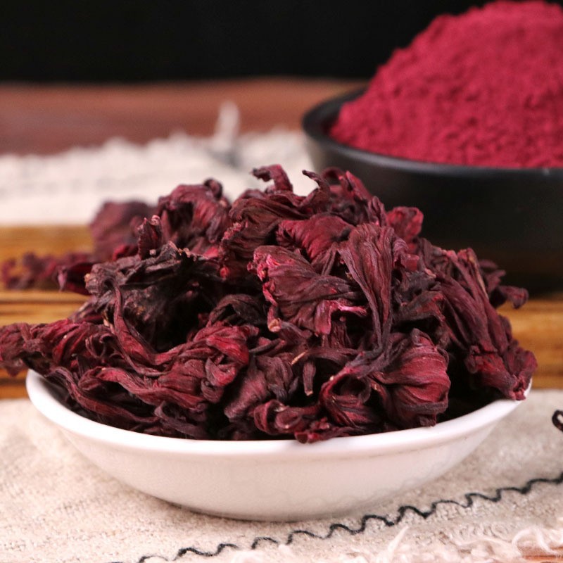 Roselle Flower Powder Luo Shen Hua Finely Milled Herbal Powder 500g for Drinks and Culinary Use - Image 3