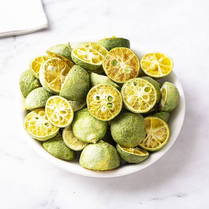 Freeze-Dried Green Kumquat (Fortunella hindsii) — Cold-Brew Fruit Tea, 100g Pouch - Image 3