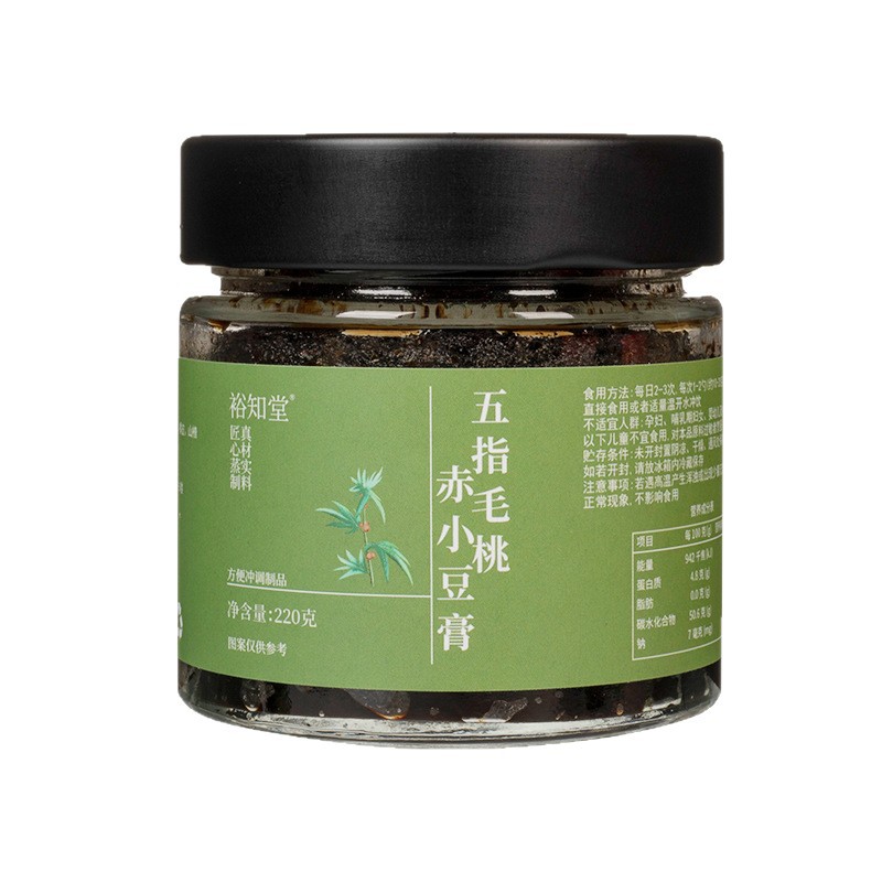 Wuzhimaotao Chixiaodou Herbal Paste (Radix Fici Simplicissimae & Vigna umbellata) — Steamed Damp-Clearing Wellness Paste, 220g - Image 5