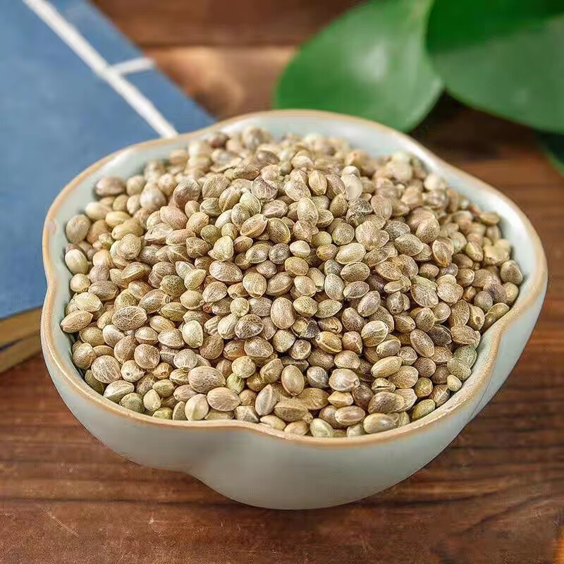 Hemp Seed Huo Ma Ren 500g Dried Cannabis sativa Seeds Ready to Eat Shelled Herbal Tea Ingredient - Image 3