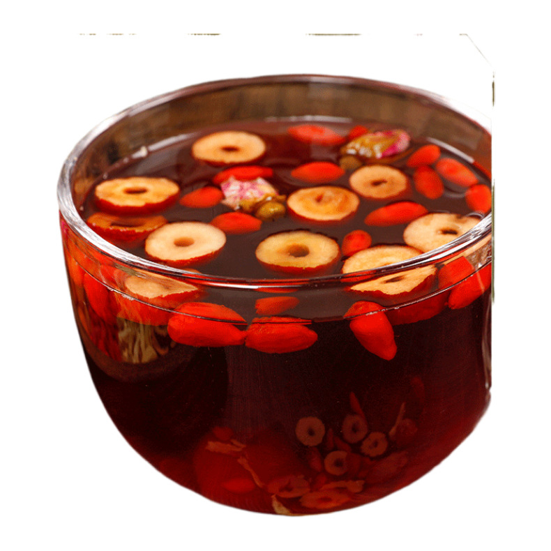 Brown Sugar Ginger Jujube Tea Hong Zao Cha with Longan and Goji Berry Warming Herbal Drink for Cold Days 10 Box Value Pack - Image 5