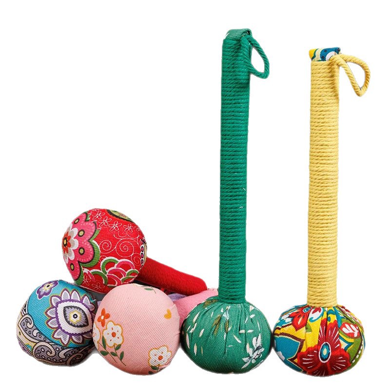 Mugwort Hammer Ai Cao Hammer 33cm Satin Herbal Massage Stick for Meridian Tapping and Wellness Gifting - Image 5