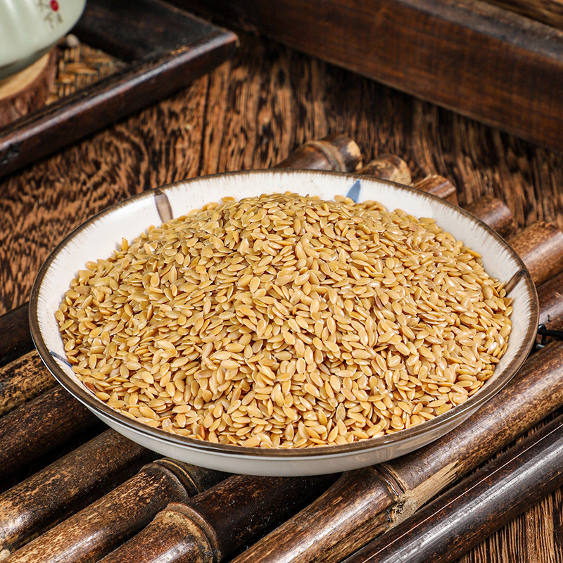 Flaxseed (Linum usitatissimum) — Hu Ma Zi / Ya Ma Zi, Whole Seeds & Ground Powder, 500g - Image 2