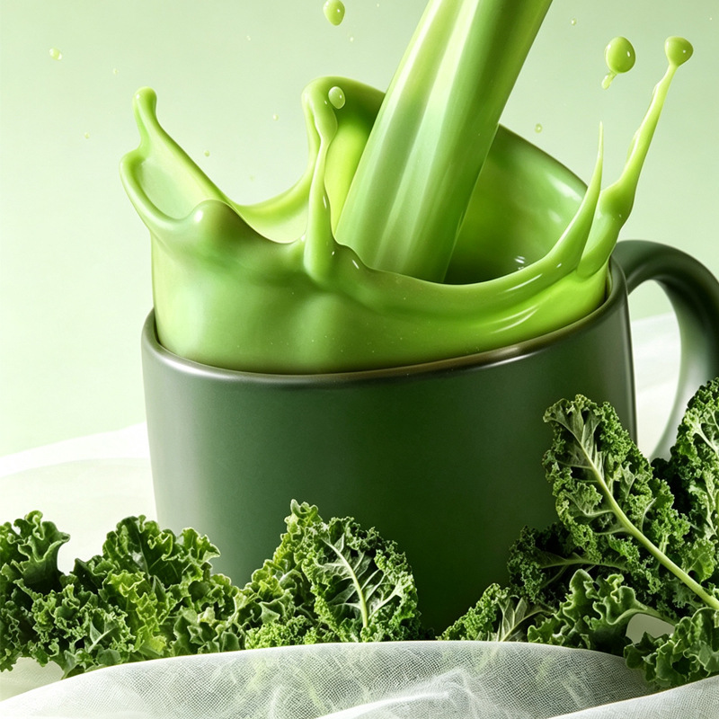 Chia Seed Kale Powder Drink Mix 250g Sugar-Free Fiber Meal Replacement - Image 3