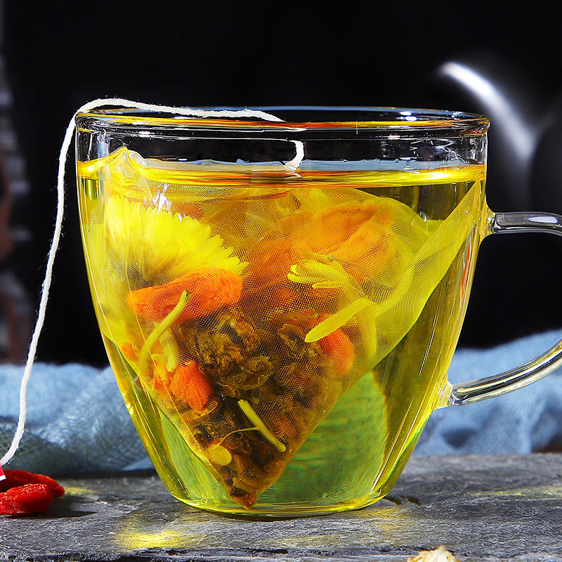 Chrysanthemum Goji Cassia Seed Tea Bags Ju Hua Ju Ming Zi Herbal Blend 100g - Image 4