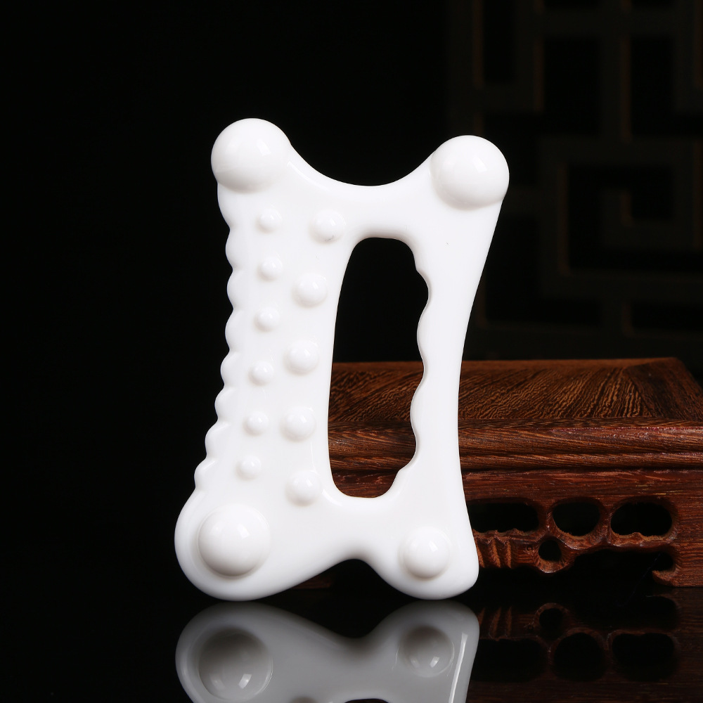 Resin Wavy Gua Sha Board 11x7 cm Facial Sculpting Massage Tool for Face Body Meridian Care - Image 2