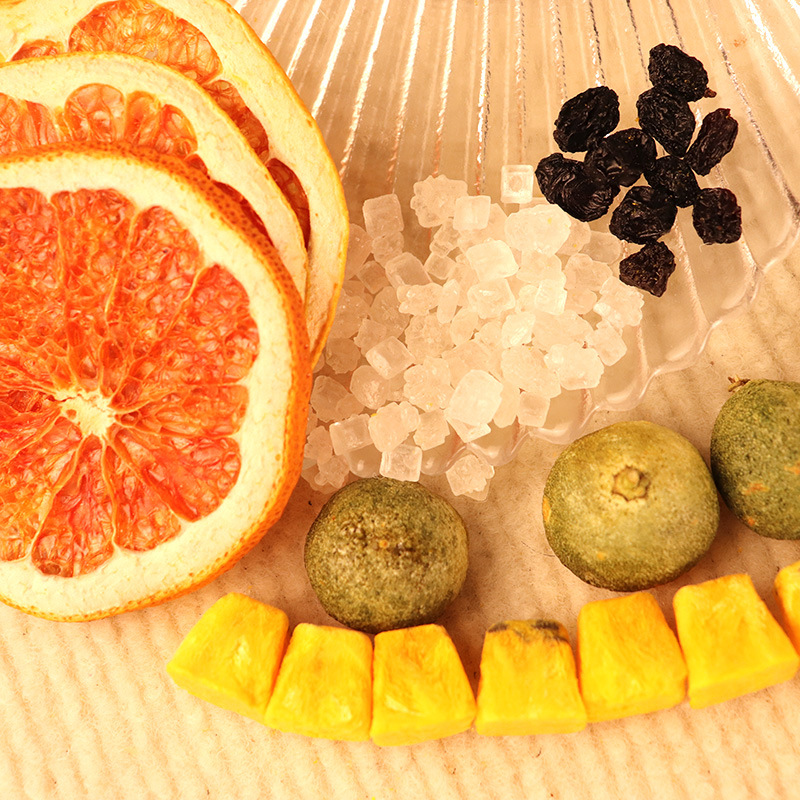 Green Tangerine Passionfruit Grapefruit Fruit Tea Bags 7 Pack Cold Brew Herbal Tea 140g - Image 4