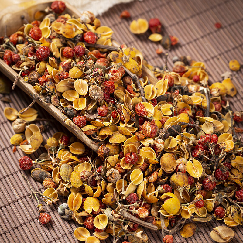 Albizia Flower Tea He Huan Hua Dried Flowers 500g Natural Sun Dried Herbal Infusion with Goji Berry Tea Blend - Image 4