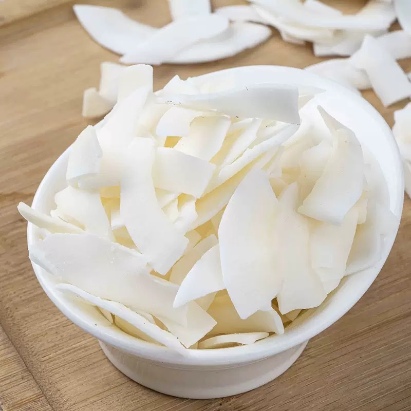 Coconut Chips 200g Jar Crispy Dried Coconut Slices Snack Topping for Baking Desserts and Yogurt - Image 3