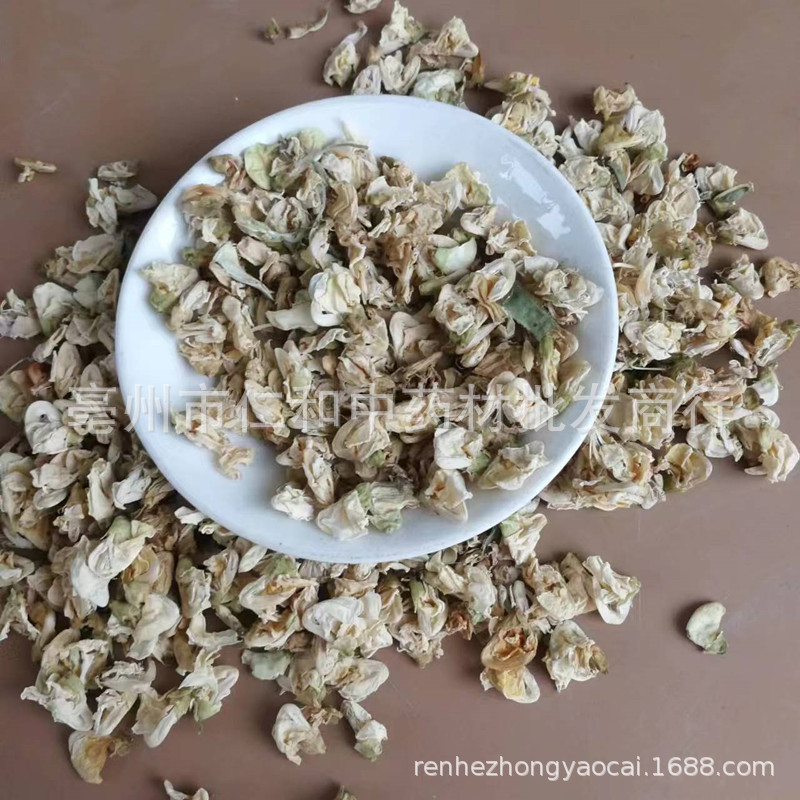 Dried White Hyacinth Bean Flower Bian Dou Hua Bulk Herbal Tea Ingredient Lablab Flower - Image 2