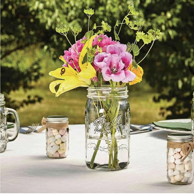 Wide Mouth Glass Sealed Storage Jar 710ml Overnight Oats Mason Cup Yogurt Cold Brew Pickle Bottle - Image 3
