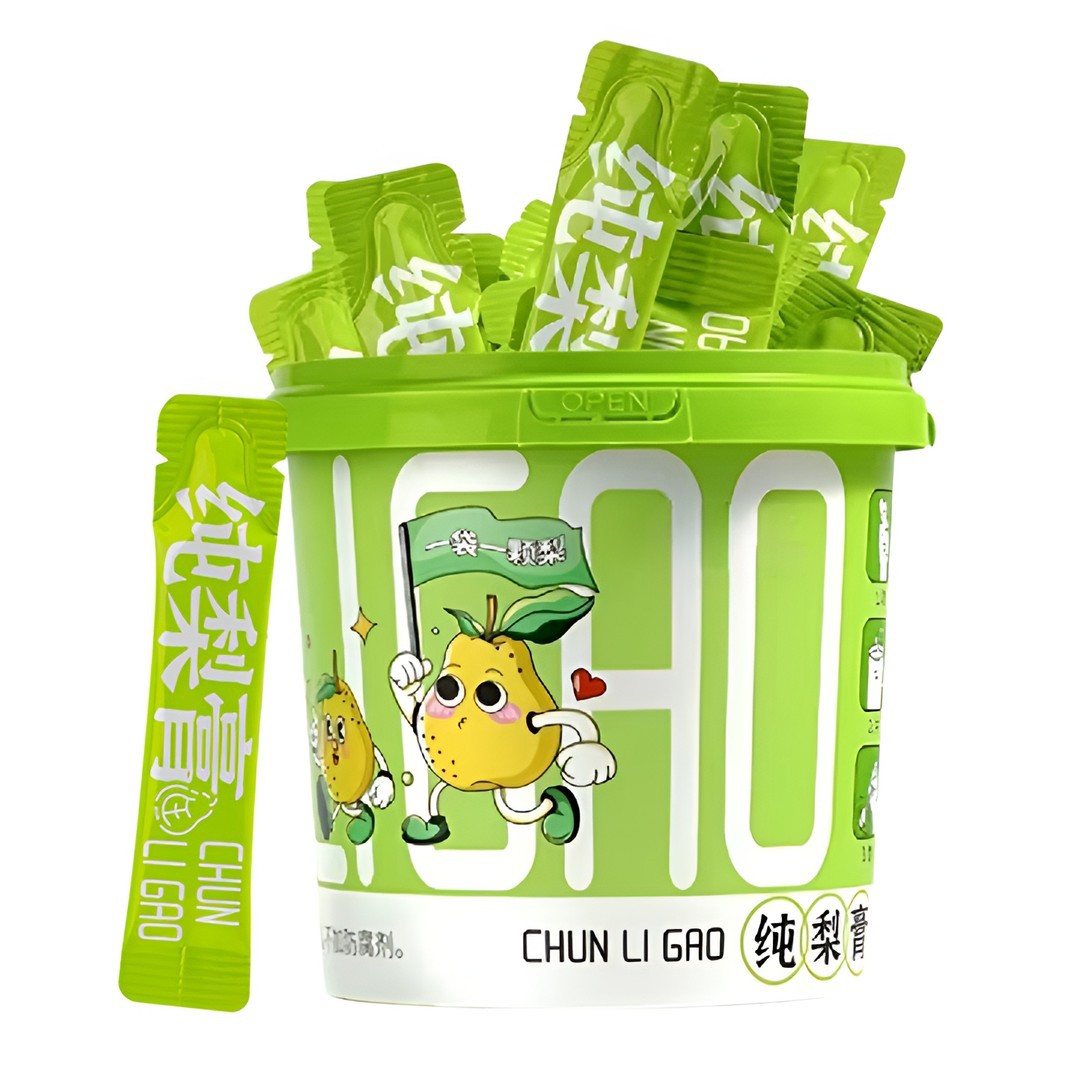 Loquat Autumn Pear Paste Pipa Qiuli Gao 21 Stick Pack 210g Traditional Herbal Syrup for Daily Wellness - Image 5
