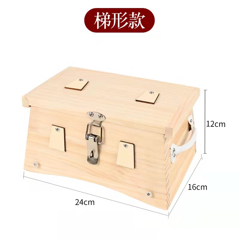 Wooden Moxibustion Box Trapezoid 6-Needle 6-Column Moxa Burner for Full Body and Abdominal Home Use Portable - Image 4