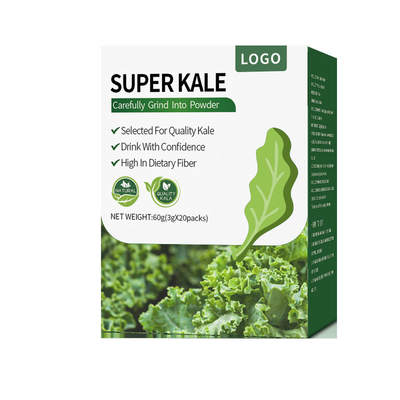 Freeze-Dried Kale Powder Yu Yi Gan Lan 60g Box 20 Single-Serve Sticks for Smoothies and Drinks - Image 5
