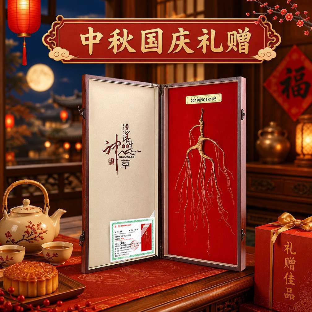 Changbai Mountain Forest Ginseng Gift Box Dried Mountain Ginseng Roots for Holiday and Business Gifting - Image 4