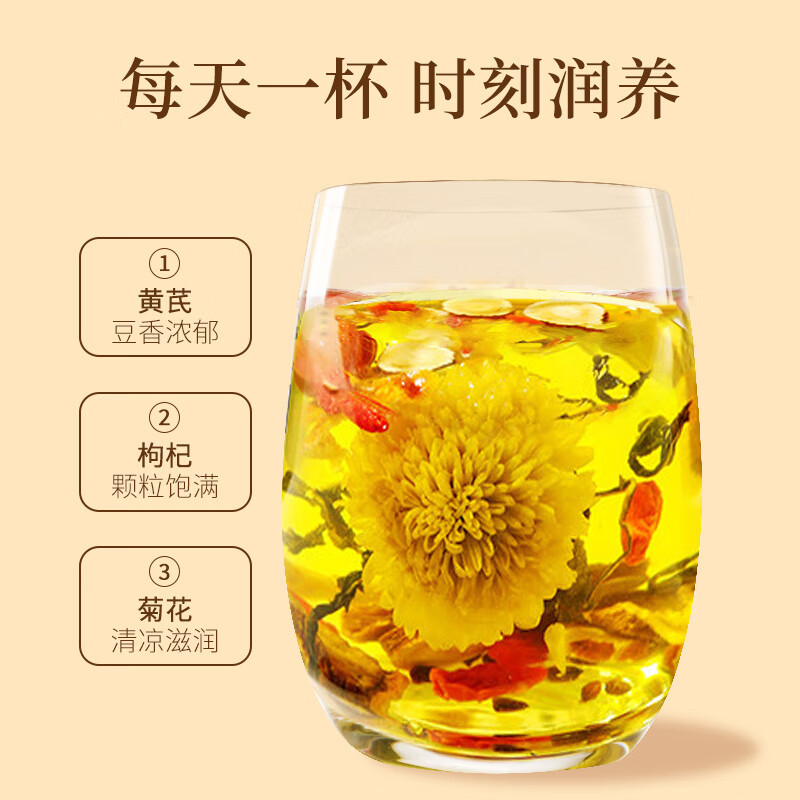 Astragalus Chrysanthemum Goji Berry Tea 150g Independent Jars Nourishing Herbal Blend - Image 4