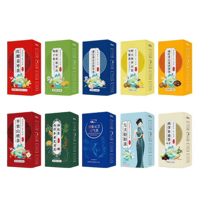 Apple Hawthorn Goji Jujube Tea Bags (6g x 20) — Unsweetened Herbal Blend for Daily Wellness - Image 5