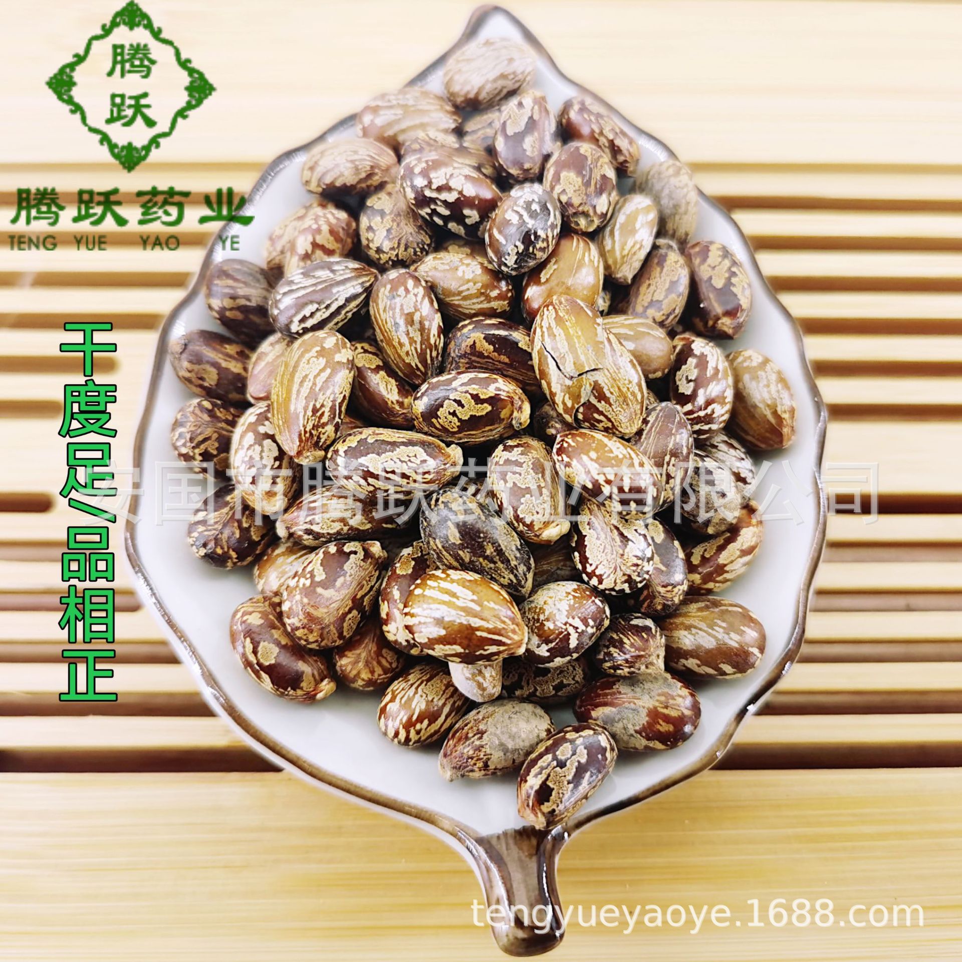 Castor Seeds Bi Ma Zi 500g Bag Dried Ricinus communis Traditional Chinese Herb Wholesale - Image 2