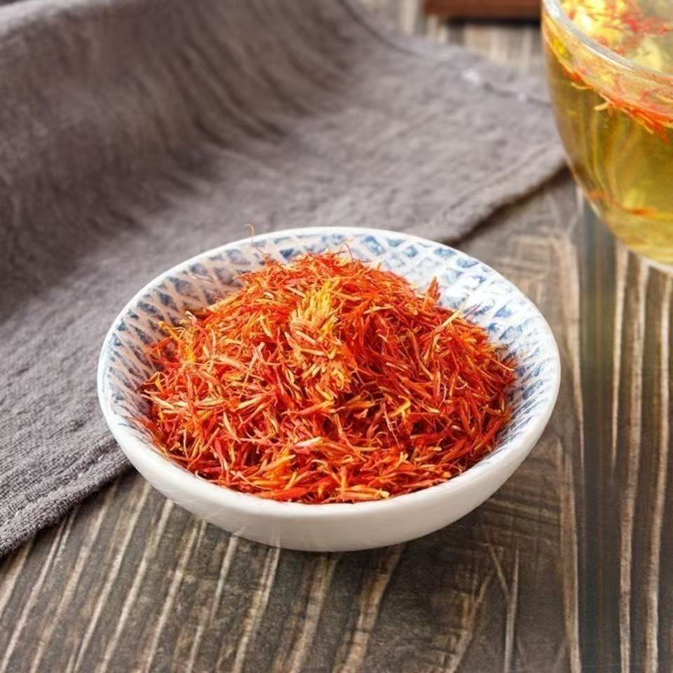 Safflower Powder Hong Hua 红花 Ultra Fine Ground Herbal Powder for Tea and Foot Soak 500g - Image 3