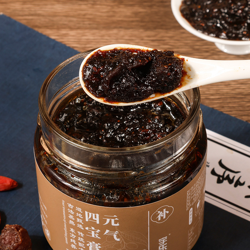 Yuanqi Sibao Paste 220g Bottle Longan Goji Red Date Astragalus Ready to Eat Herbal Tonic - Image 2