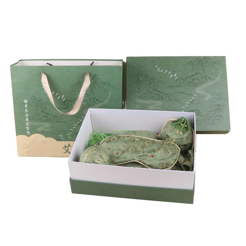 Moxa Heating Wellness Gift Set with Mugwort Waist Support Hammer Eye Mask and Dragon Boat Festival Sachet - Image 5