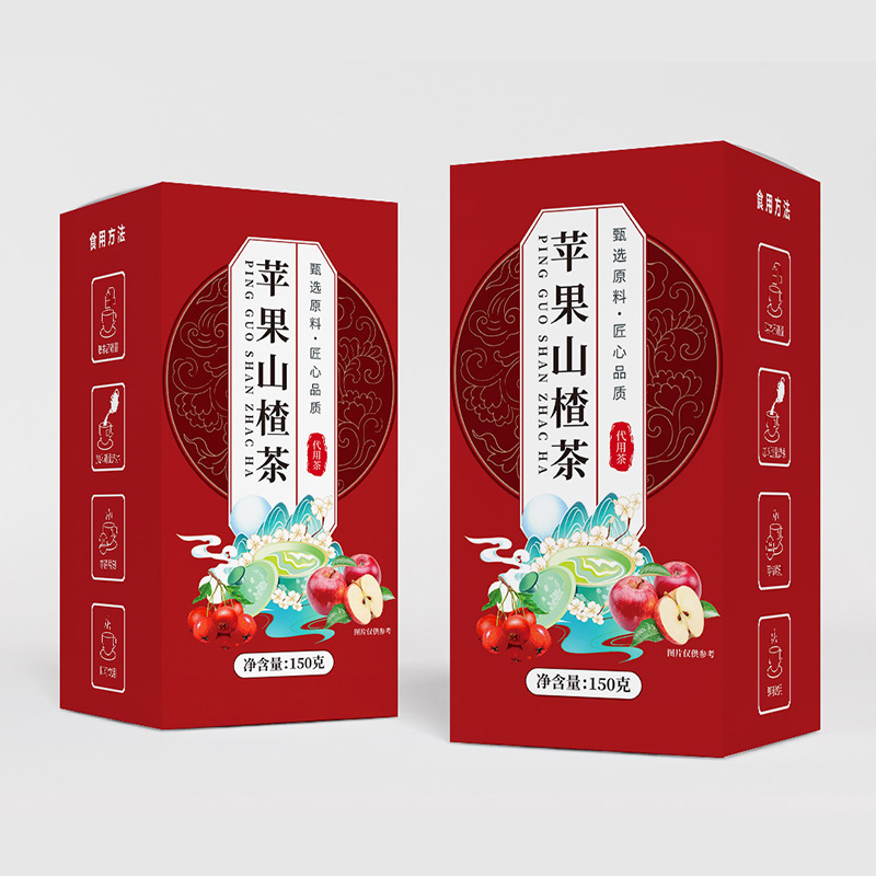 Apple Hawthorn Goji Jujube Tea Bags (6g x 20) — Unsweetened Herbal Blend for Daily Wellness - Image 3