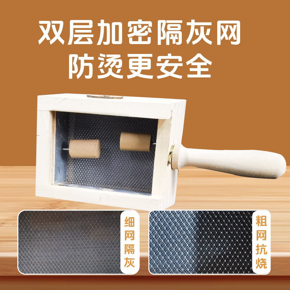 Wooden Moxibustion Box Portable Stick-On Moxa Burner for Home Use with 54 Moxa Cones - Image 4