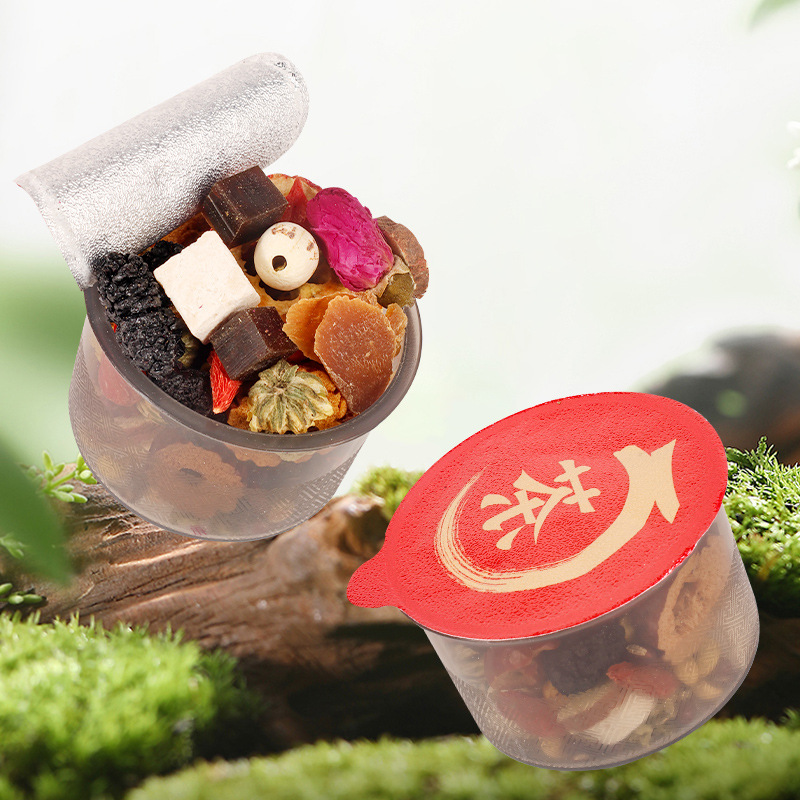 Red Ginseng Donkey-Hide Gelatin Rose Wellness Tea 300g 15 Cans Sugar-Free Herbal Blend - Image 2