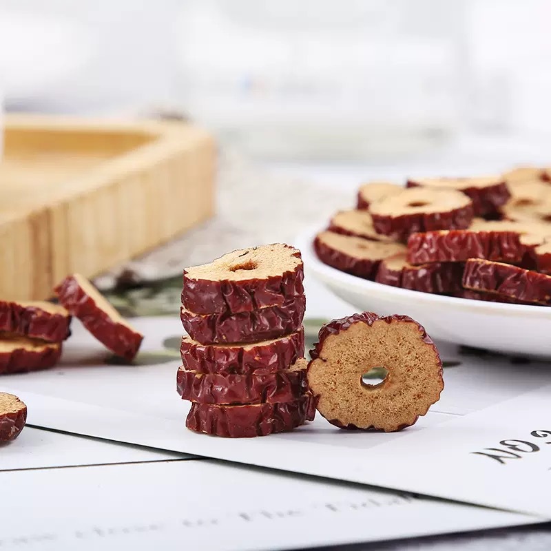 Dried Red Date Slices Hong Zao 500g Pitted Jujube Chips for Tea Soup and Culinary Use - Image 4