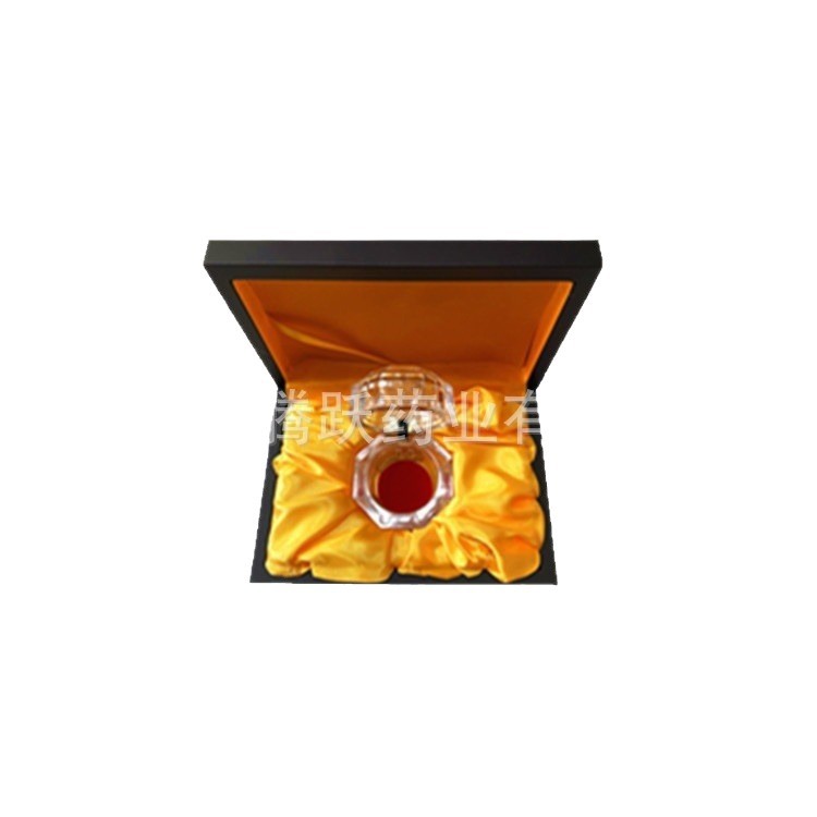 Wooden Hexagonal Gift Box with Brocade Lining and Handle Bag for Jewelry and Keepsake Packaging - Image 5