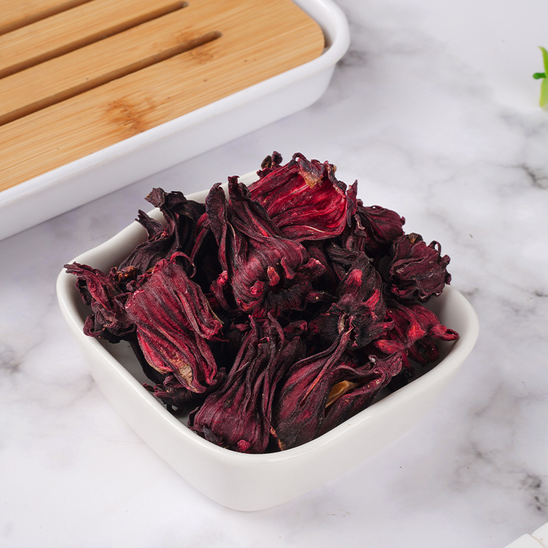 Roselle Hibiscus Tea (Hibiscus sabdariffa) — Whole Dried Calyces, 40g Jar - Image 2