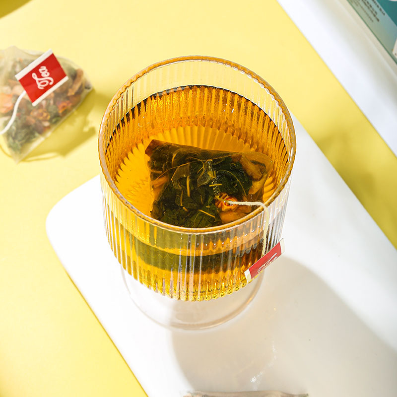 Chicory & Gardenia Tea (Cichorium intybus & Gardenia jasminoides) — Mulberry Leaf & Kudzu Triangle Tea Bags - Image 4
