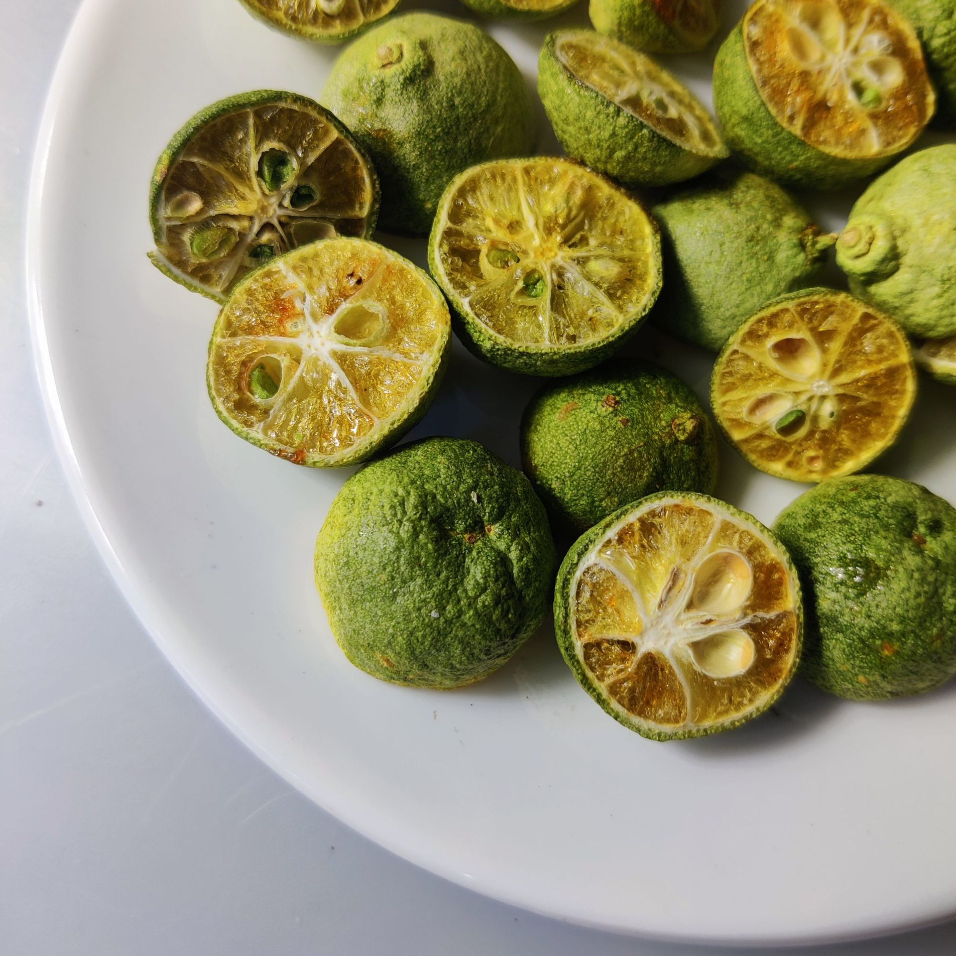 Dried Green Kumquat Halves Qing Jin Ju Freeze Dried Citrus Slices for Fruit Tea and Blends 500g - Image 3