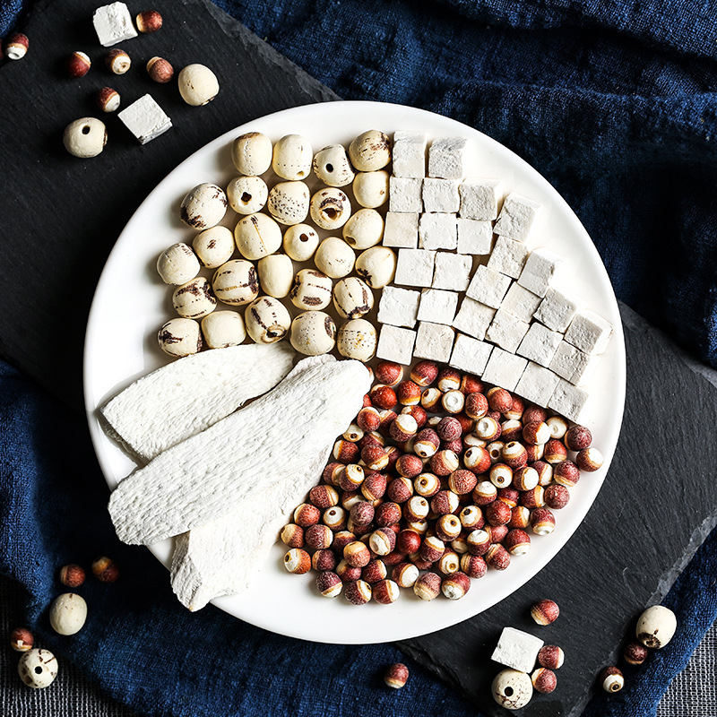 Si Shen Tang Soup Pack (Lotus Seed, Euryale, Chinese Yam & Poria) — Traditional Four-Herb Food Soup - Image 2