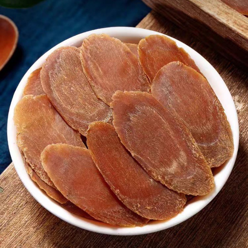 Red Ginseng Slices (Panax ginseng) — 500g Dried Korean Red Ginseng Root Slices from Changbai Mountain - Image 2