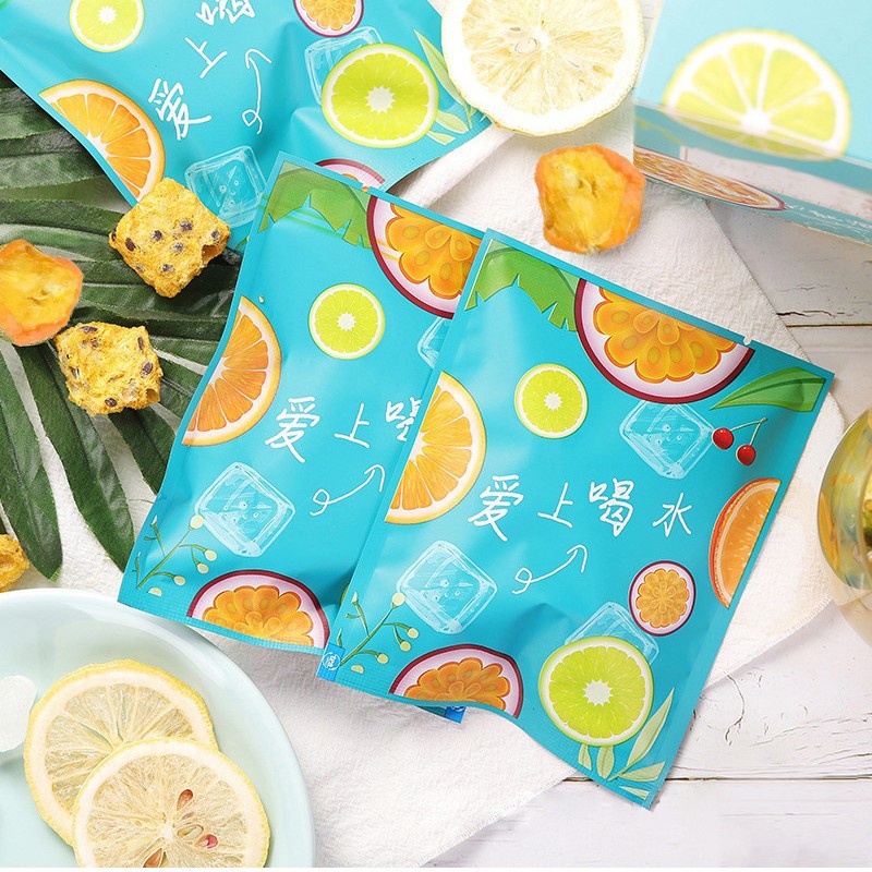 Kumquat Passion Fruit Tea Bags 10g x 10 Sugar Free Hot Brew Fruit Herbal Tea - Image 4