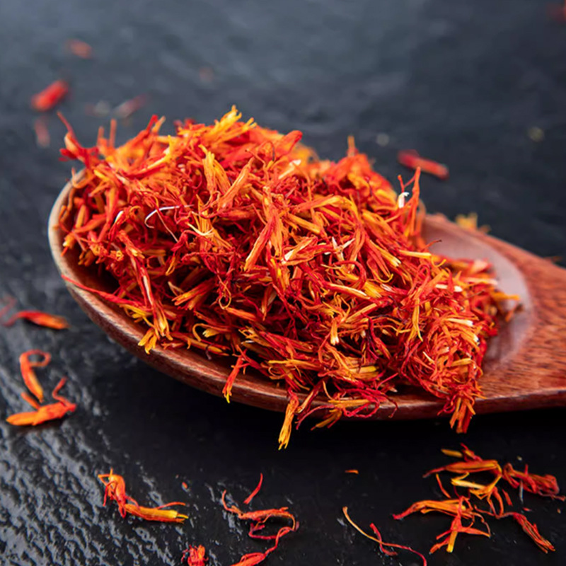 Dried Safflower Hong Hua Loose Herb Hand Selected Bulk 1 Jin for Decoction and Tea - Image 3