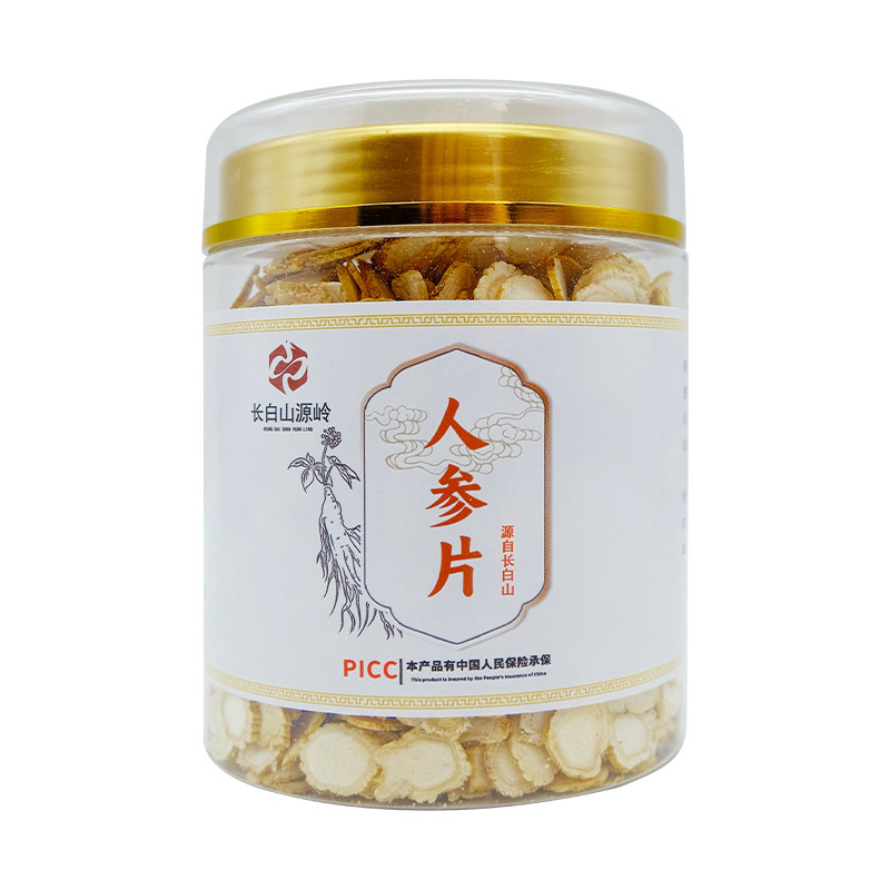 Changbai Mountain White Ginseng Slices Sun-Dried Full-Age Old Ginseng 125g Bottle - Image 5