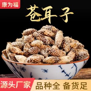 Cang Er Zi (Xanthium sibiricum) — Stir-Fried De-Spined Cocklebur Fruit, Dried Herb 500g