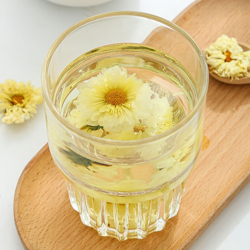 Hang Bai Ju Chrysanthemum Tea Dried Hangzhou White Chrysanthemum Flowers 500g Loose Bulk Bag - Image 2